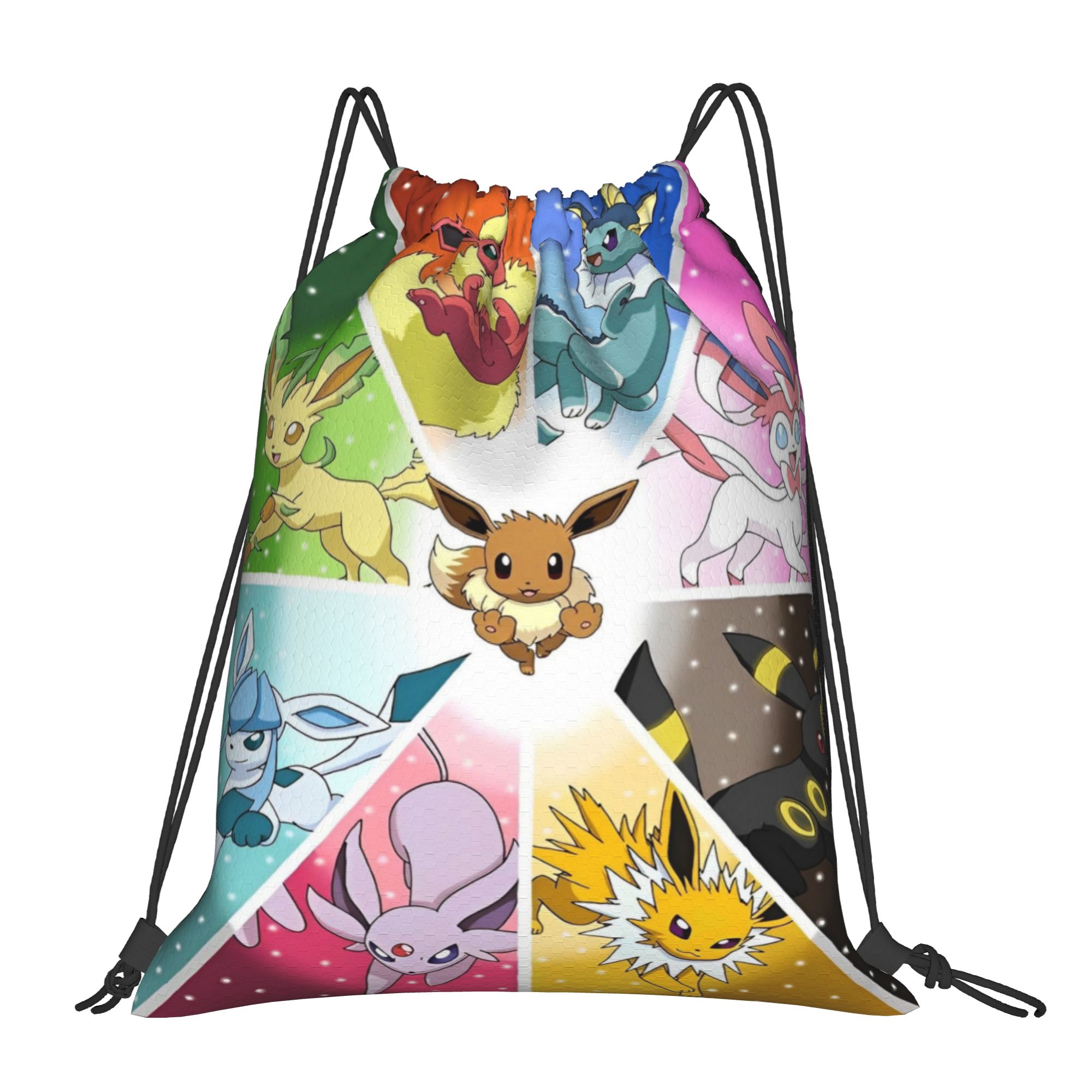 Drawstring Gym Bag - Zaino con coulisse stile anime anni