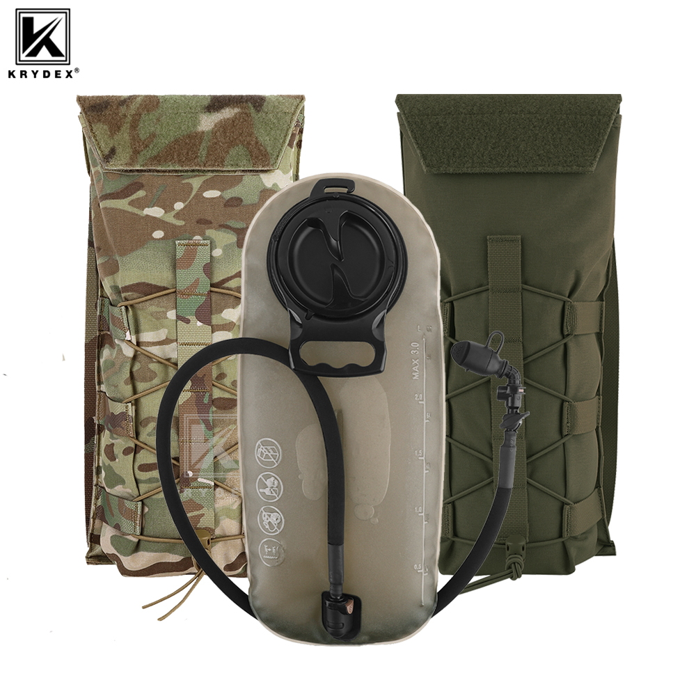 Hydration Pack Outdoor - KRYDEX Tattico 3L Idratazione Molle Pack