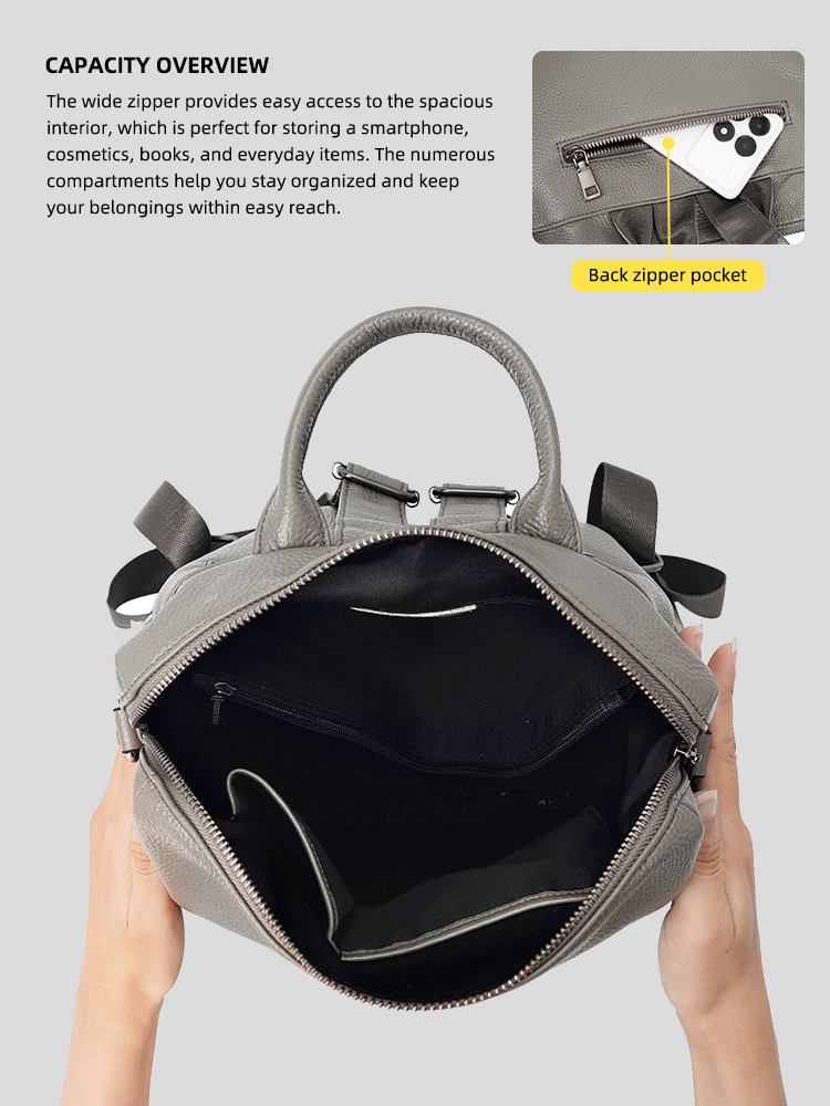 Zency Zaino Premium in Vera Pe - Fashion Backpack Women recensione e prezzo