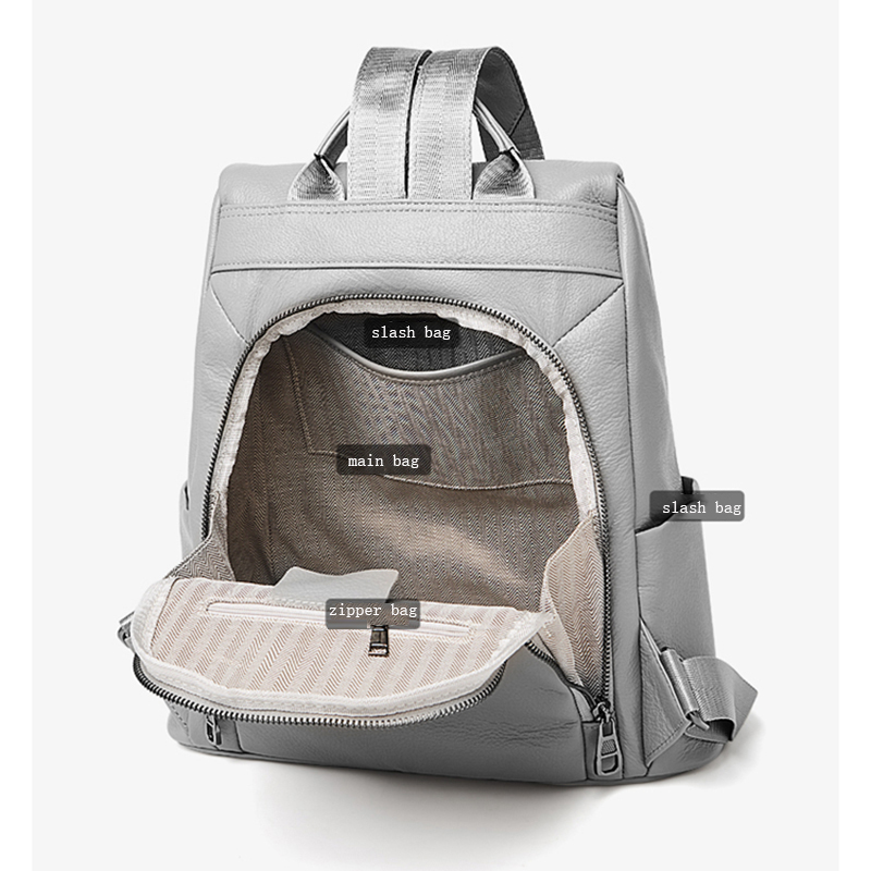 Zaino FOXER in Vera Pelle per  - Travel Backpack Anti Theft recensione e prezzo
