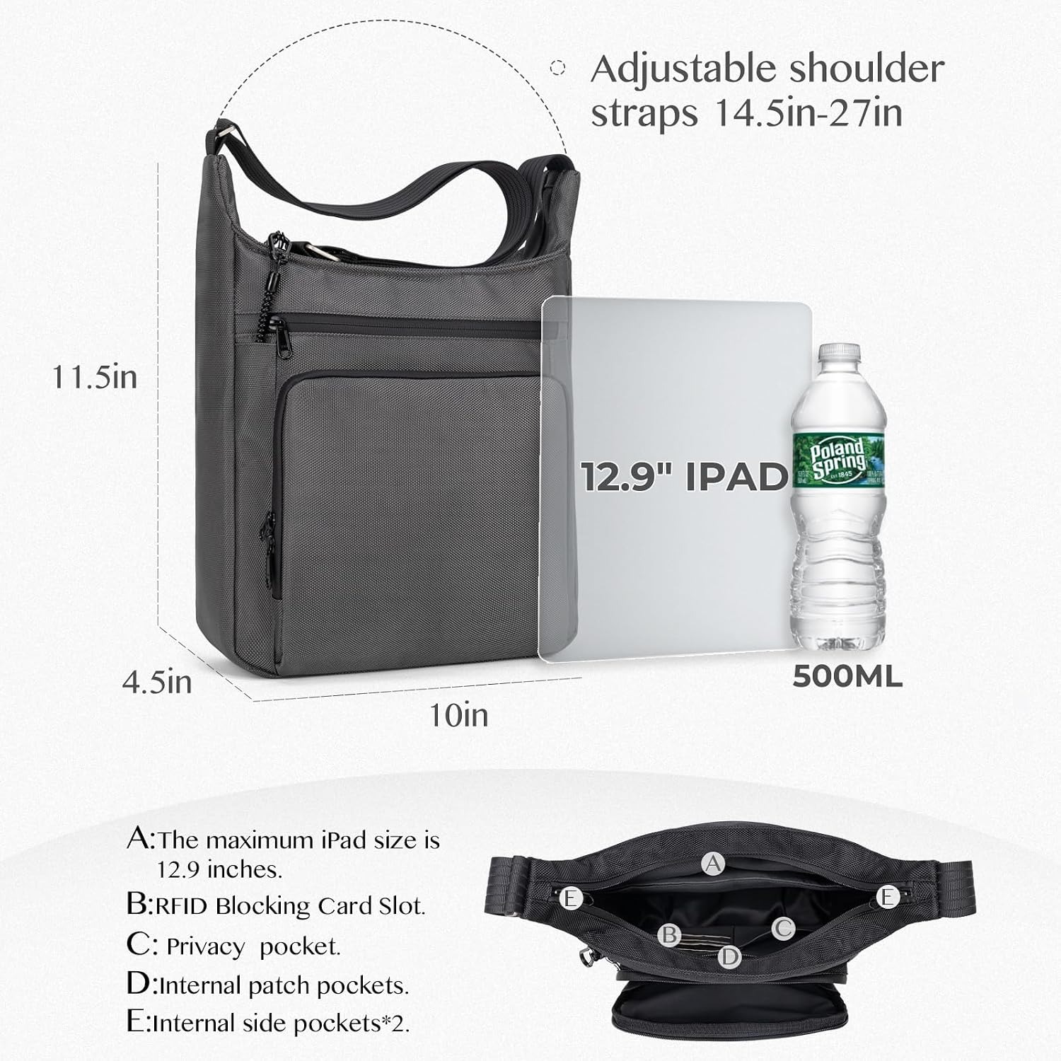 Zaino a tracolla antifurto per - Travel Backpack Anti Theft recensione e prezzo