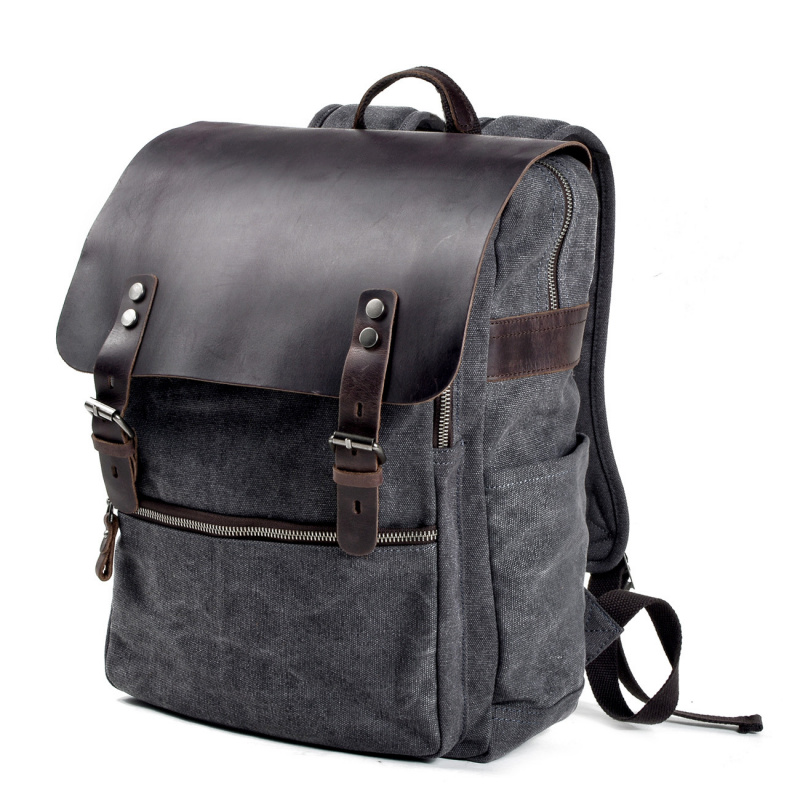 Zaino retrò da uomo, borsa a d - Canvas Backpack Casual recensione e prezzo