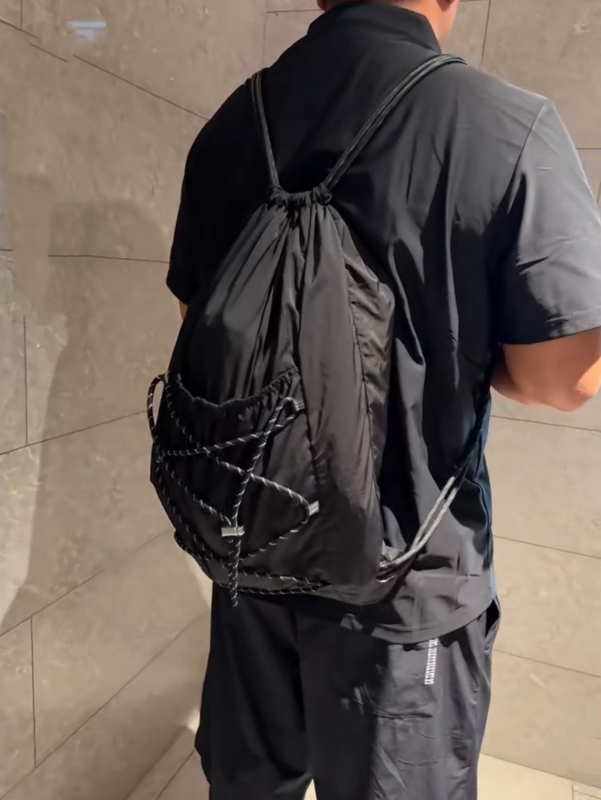 SHELKSBAG Zaino Unisex in Nylo - Drawstring Gym Bag recensione e prezzo